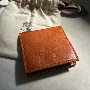 NEW: IL BISONTE, Coin Case, Leather